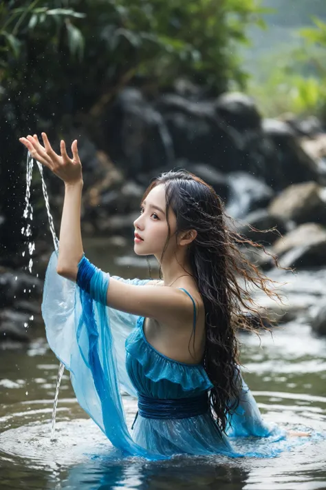 wizard of water、Water body、Water Hair、Water Woman、Water from hands