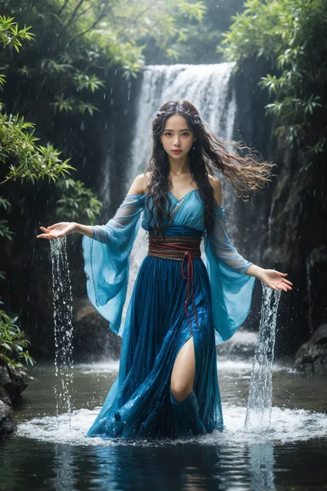 wizard of water、Water body、Water Hair、Water Woman、Water from hands