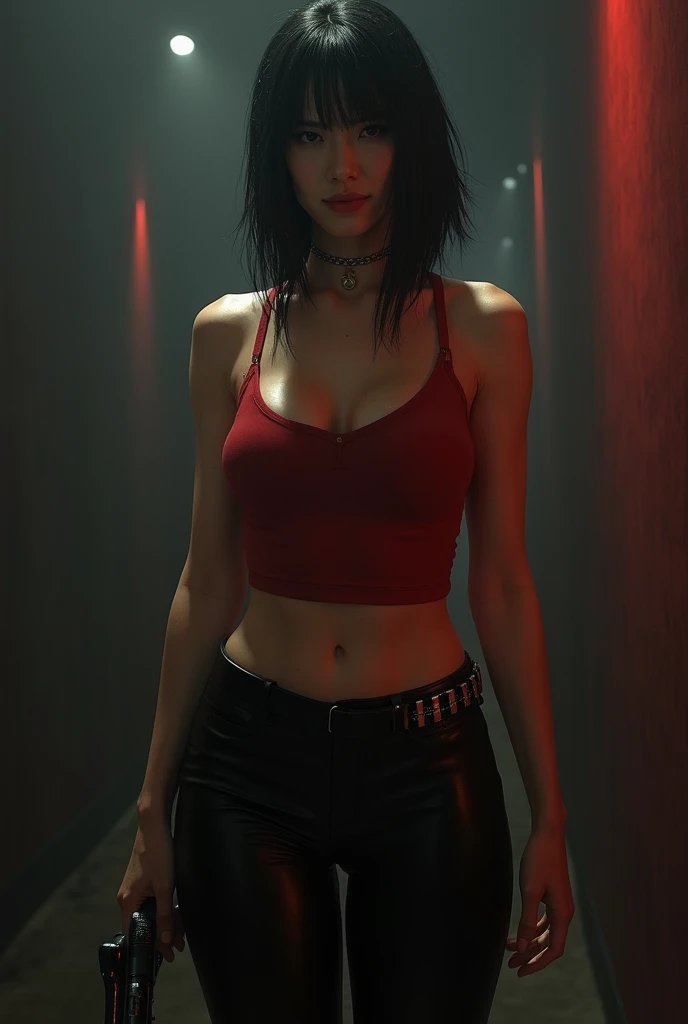 Ada Wong leather pants ass