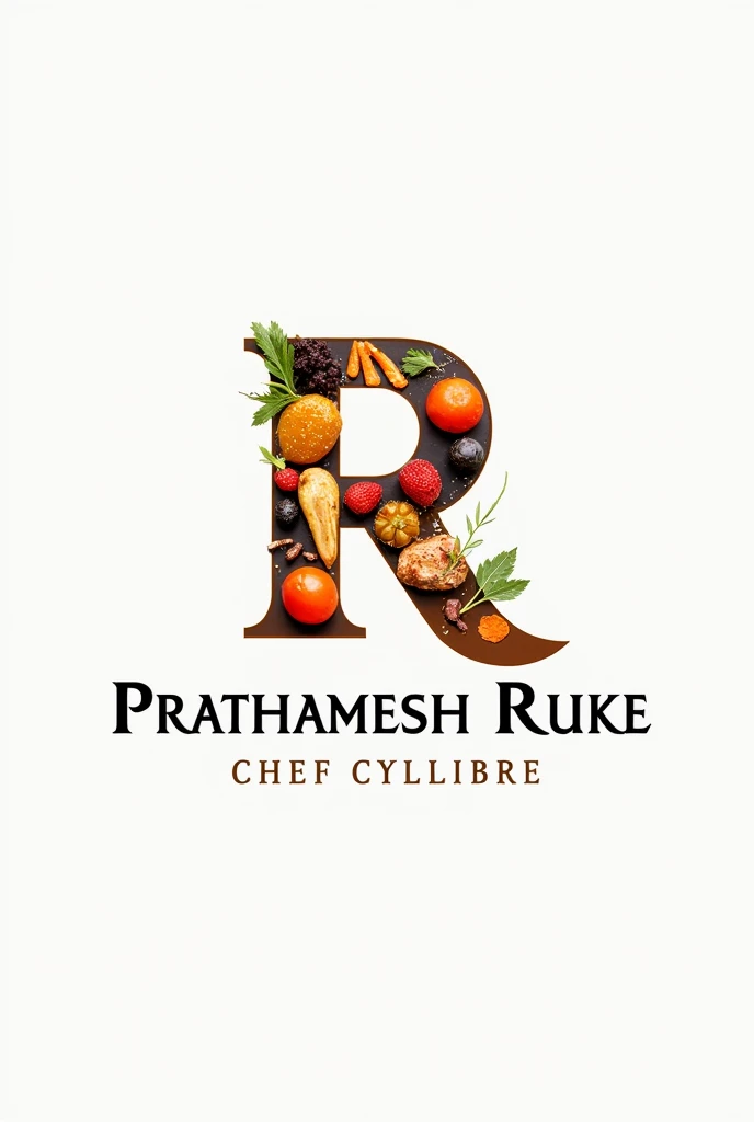 I m chef Prathamesh ruke I work as chef and food stylish I want dp for my food Instagram account logo should be P and R letters and food should be there’s 