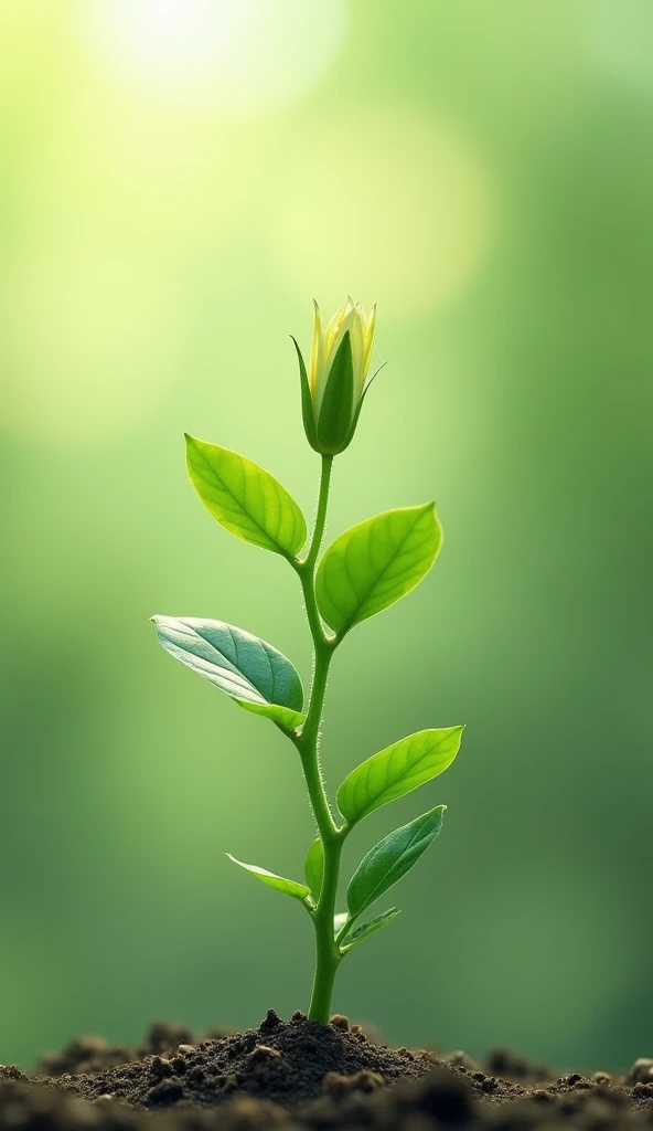 A delicate, green plant that Ravi nurtures throughout the story. At first, it is just a small sprout, but as the story progresses, it grows steadily, symbolizing the slow but sure progress of patience and effort. The plant eventually blossoms into a beauti...