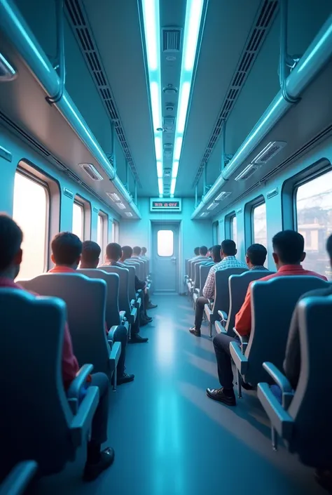 Automatic sanitization system in indian railways while no human being is present 