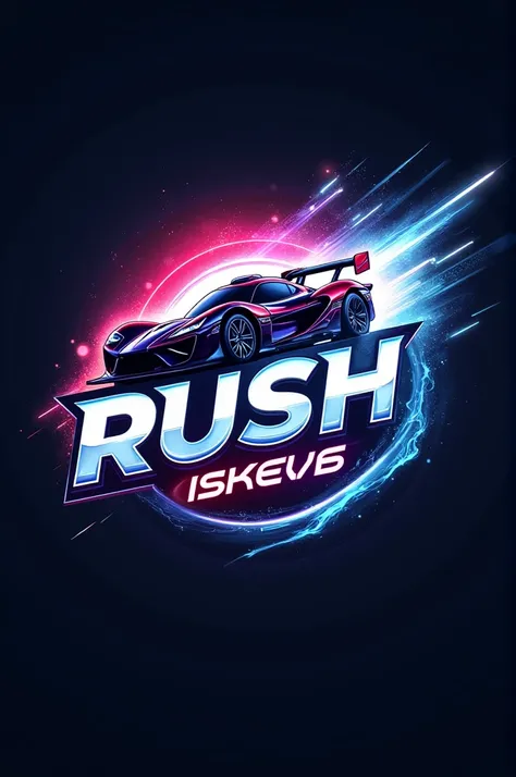 Create logo for my game my game is racing game and write my game name on it Nitro Rush