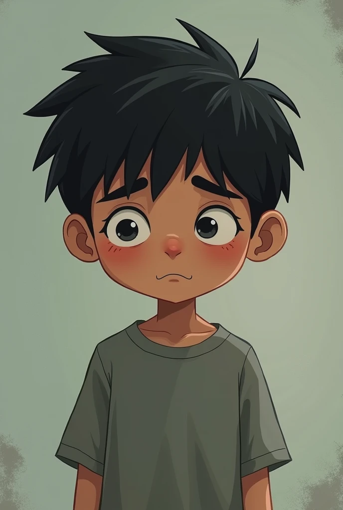 Sad boy due to bullying cases animated