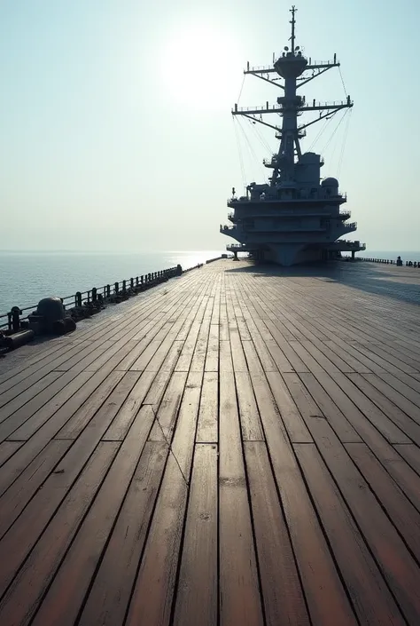 aircraft carrier、Second World War、(The bridge is on the right)、The deck is rectangular、The deck is wooden、There&#39;s nothing on deck