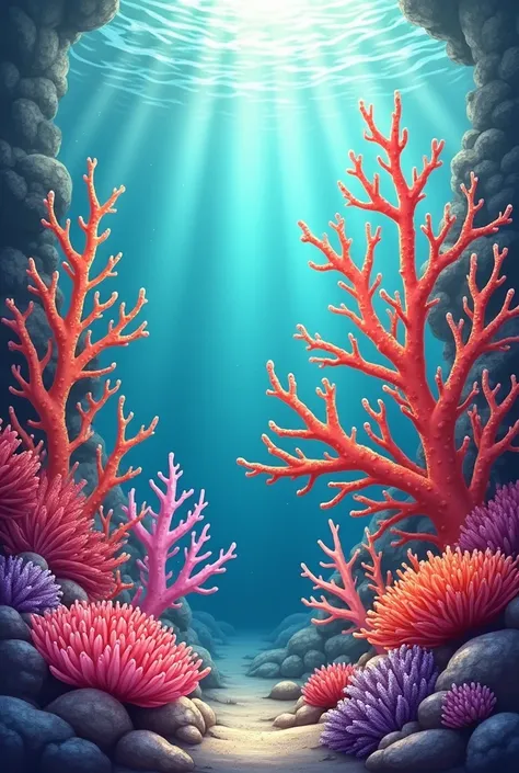 Coral illustrations