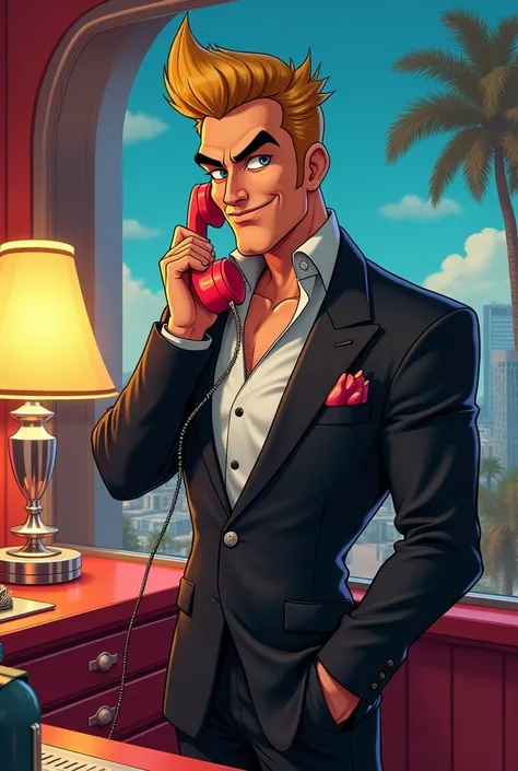 Johnny bravo calling elon musk 