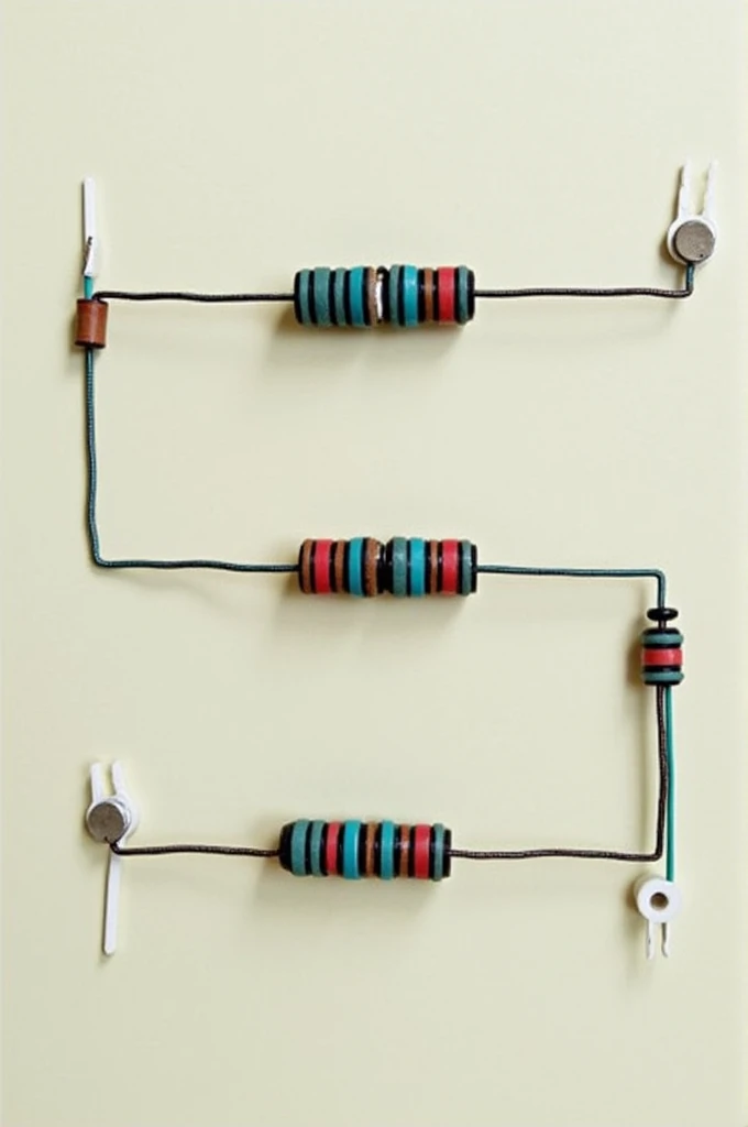 3 resistor connected in parallel controled by 3 spst indivdually with AC with AC source