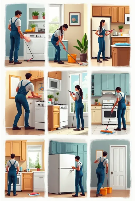 Generate Household Maintenance images for me 