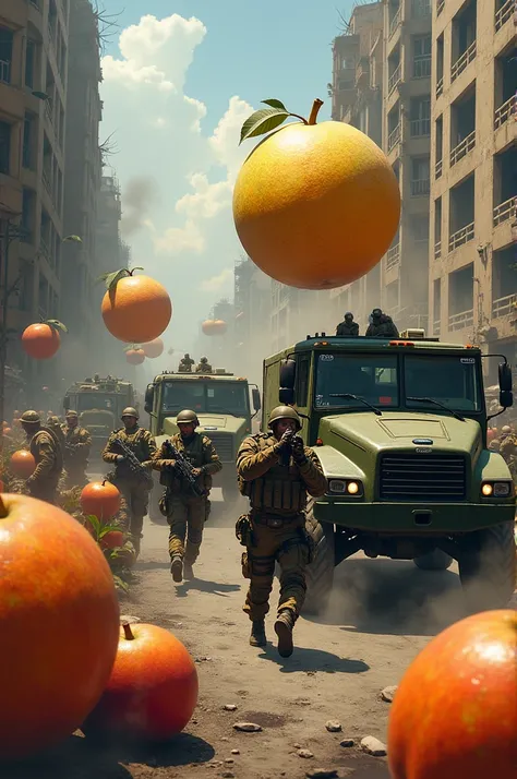 Call of duty cars and fruit