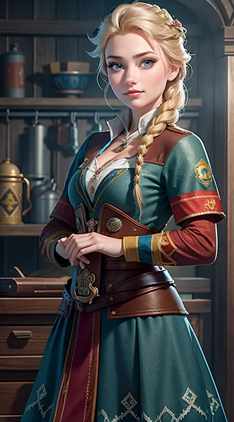 Photo of Anna of Arendelle as a firefighter, Anna from Disney&#39;s Frozen, Cao Cao and sexly,firefighter, excellent face, perfectbody, provocative, great, show breasts, Breasts huge, Cao Cao, pernas sexly, bursting Breasts huge, Broad Hips, busty, sexly, ...