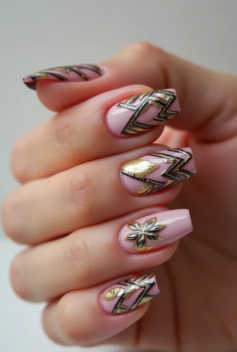 Give me a stylish nail design