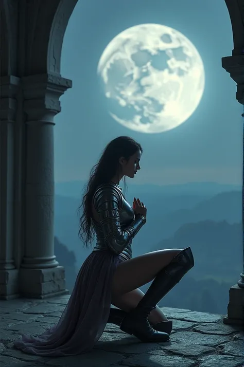 ((masterpiece, top quality, high resolution, highly detailed CG unified 8K wallpaper)), (huge stunning goddess shot, very hot and sexy, jaw dropping beauty, perfect proportions, beautiful body, slim body beauty:1.3),  Moonlit Confession, On the balcony of ...