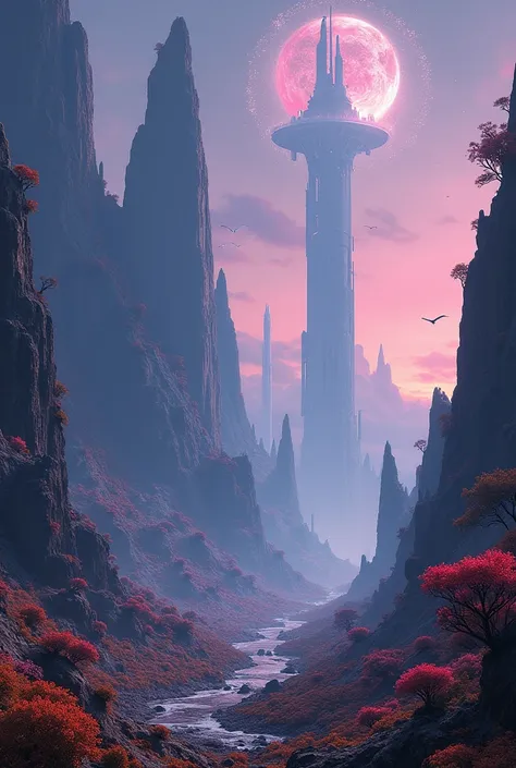 Extra terrestrial landscape 