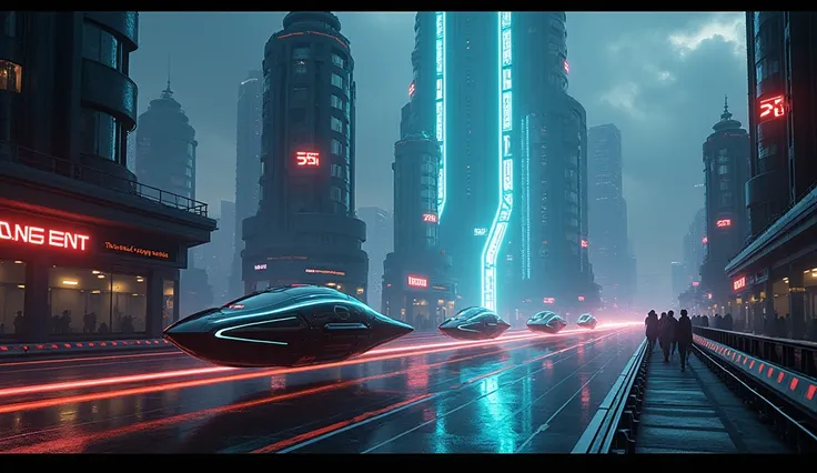 outskirts of Tron city, photorealistic, best quality, 4k HDR, surreal, high resolution, sharp details, realistic, IMAX style, digital, futuristic, neon lights, reflective surfaces, hovercrafts, advanced technology, glowing architecture, dark shadows, moody...