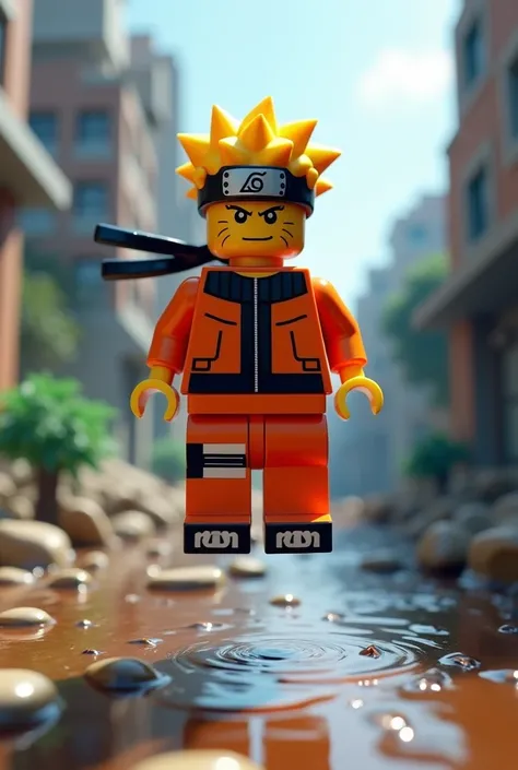 In the heart of the Lego universe, where creativity knows no bounds, Naruto rises above the ordinary—literally! Watch as the iconic ninja, in his blocky Lego form, floats effortlessly in mid-air. Suspended by an unseen force, Narutos Lego figure captures t...