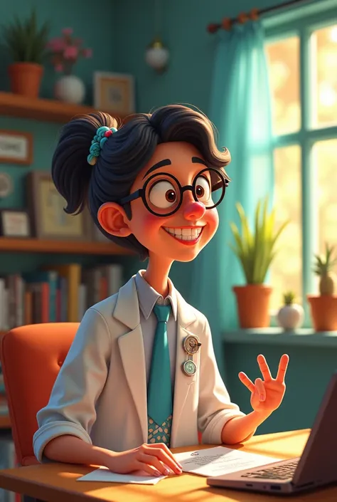 Get inspired by Disney Pixar characters and create a psychologist.