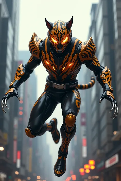 A Kamen Rider with Tiger and Balinese reference 