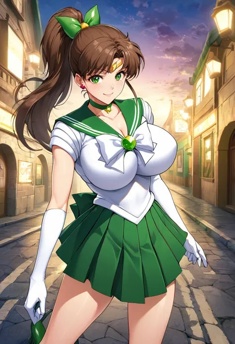 highest quality, great quality, 16k, unbelievably absurd, very detailed, 2.5d, delicate and dynamic, (sailor jupiter), small fac...