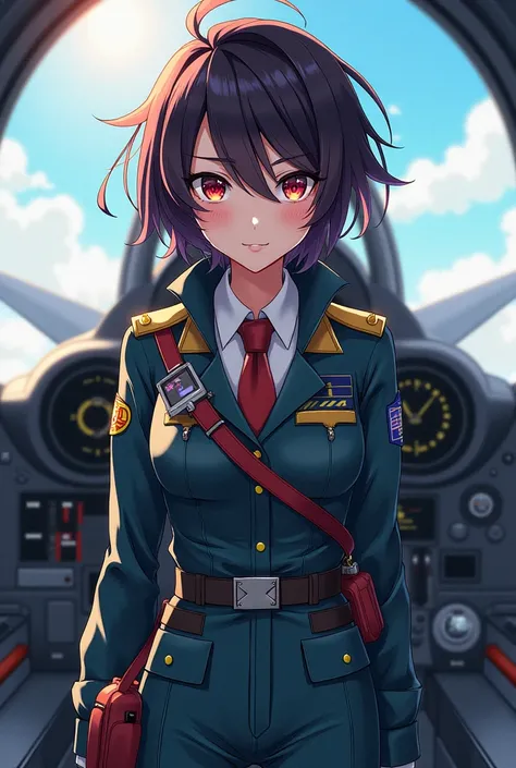 Pilot girl qnime sryle
