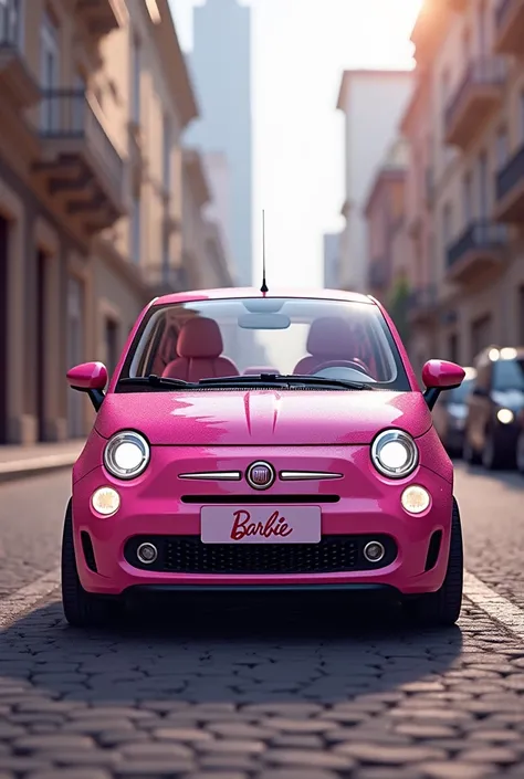 Crie um fiat mobi da barbie