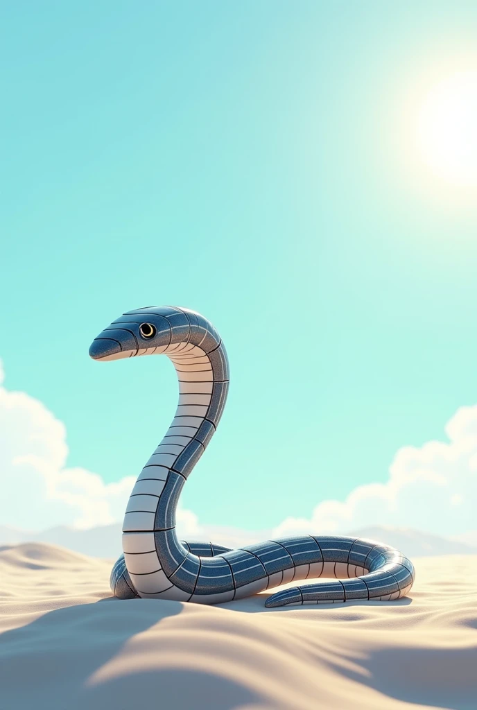 An easy solar snake to draw 
