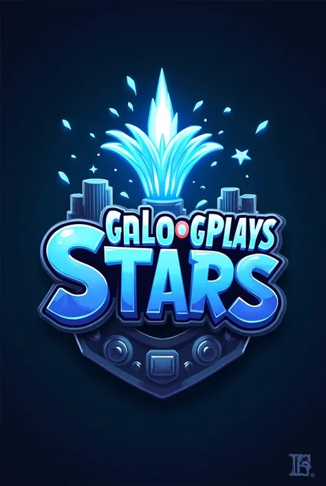 name:** "GalegoPlaysBS" in the spotlight.
- **fountain:** Modern and stylized, with a robust and futuristic looking font to convey a sense of dynamism and modernity.
- **Text color:** A vibrant tone, like electric blue or neon green, to attract attention a...