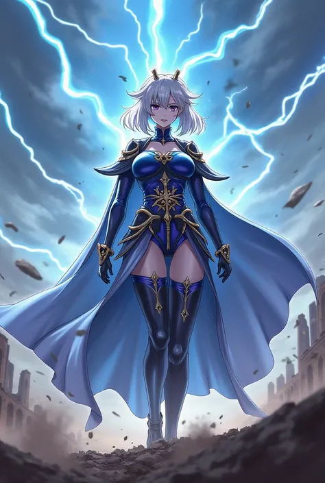 (GENSHIN IMPACT) "Unleash the power of Raiden Shogun as she stands at the edge of danger, her eyes gleaming with a fierce resolve. Watch as she channels her formidable Electro abilities, turning the battlefield into a storm of lightning and precision. Witn...