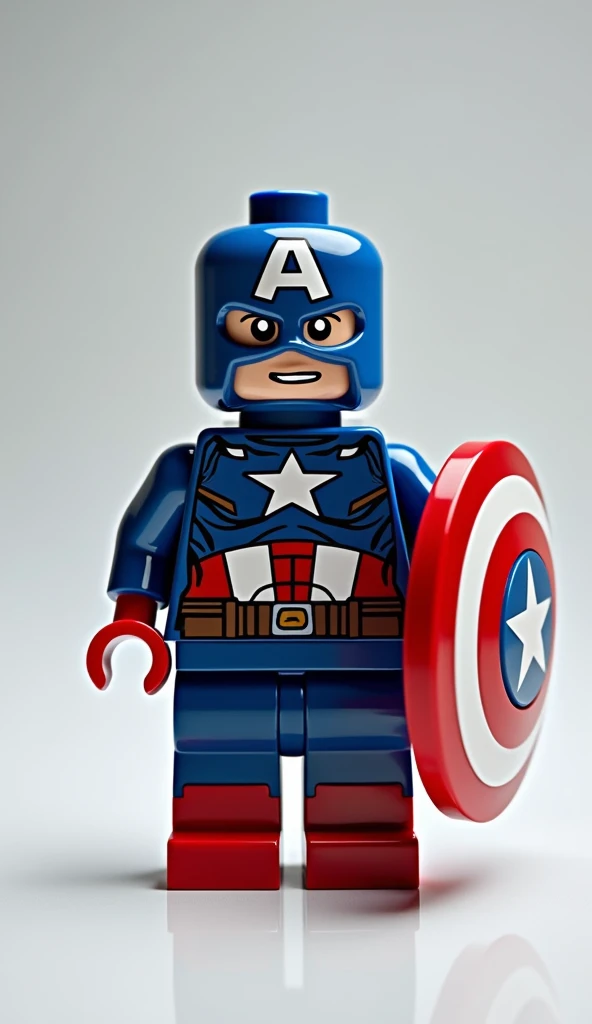 Captain America as lego art