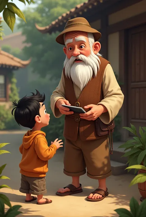 Once upon a time, long ago, in a small village, there was an old man named "Uncle Tan" เขาเป็นคนใจดีและช่างสังเกต Uncle Tanมีนิสัยชอบเearthเล่นในหมู่บ้านและพูดคุยกับทุกคนที่พบเจอ ไม่ว่าจะเป็นเด็กๆ หรือผู้ใหญ่ Uncle Tanมักมีเรื่องราวที่น่าสนใจมาถ่ายทอดเสมอ ...