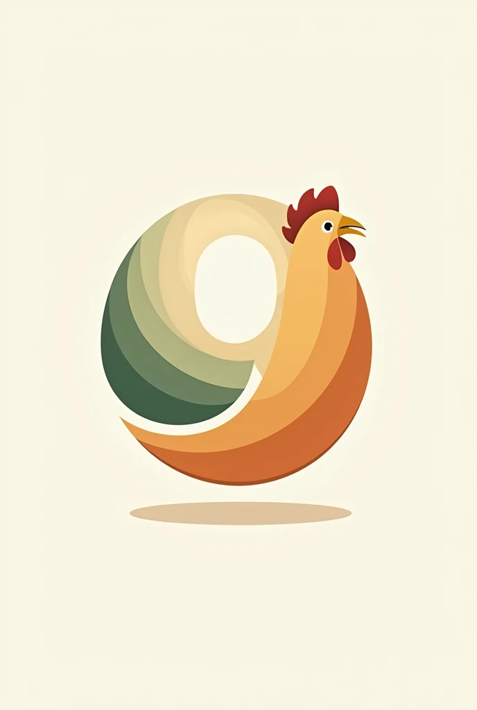 G with egg and chicken logo type 

