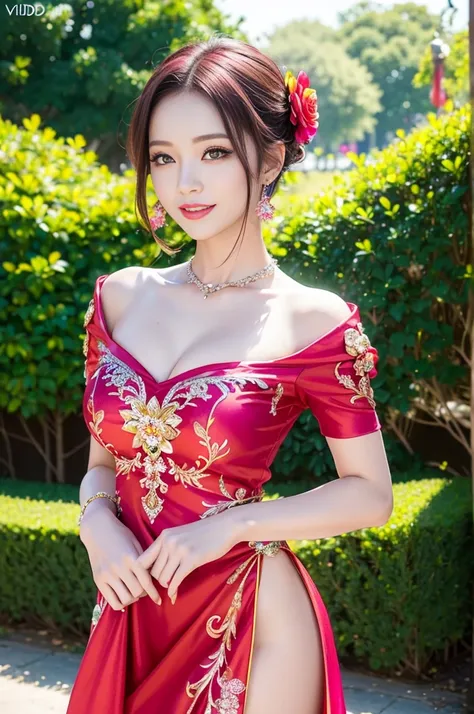 (masterpiece:1.4), (best quality:1.4), ultra high res, ultra high resolution, ((detailed facial features)), HDR, (realistic, photorealistic, photo-realistic:1.37), full body Esbian, sexy Vietnamese model, (-anime), vivid colors, ((vivid colors multicolor (...