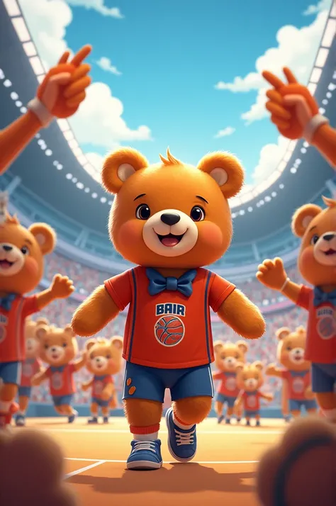 Sports teams with a teddy bear theme
