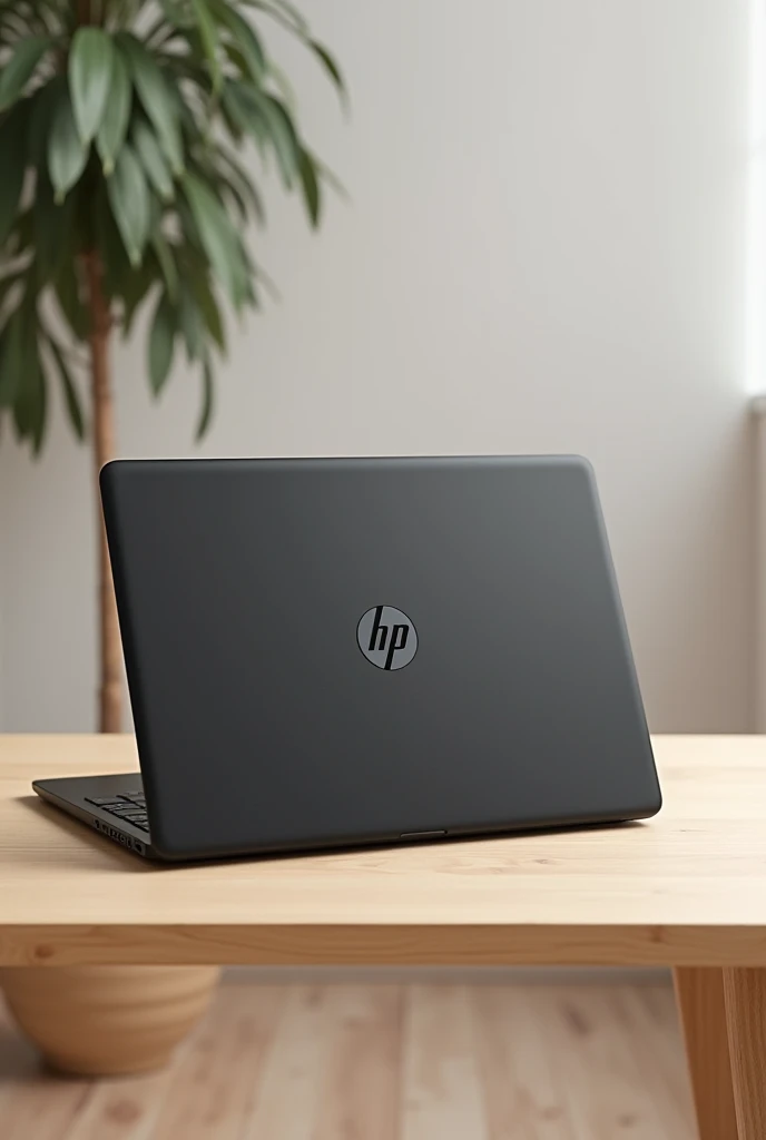 HP NOTEBOOK 15 BLACK ON A TABLE