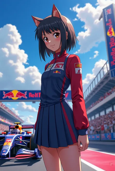 Sakaki de Azumanga Daioh, Formula 1 in Red Bull clothing