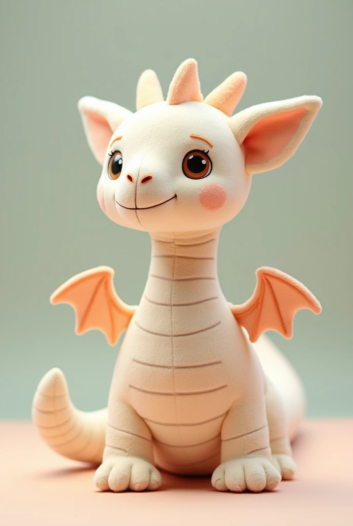 A cute plush dragon apatosaurus