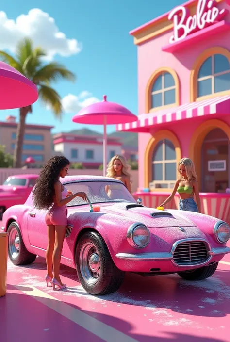 barbie car wash