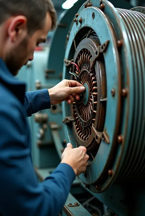 maintenance and rewinding of generators