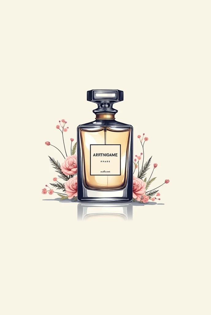 A logo for a perfume magazine 