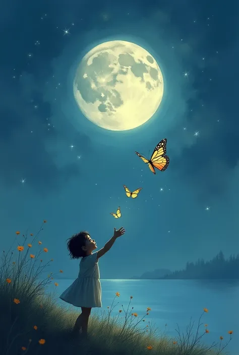 Happiness is a butterfly
Try to catch it like every night
It escapes from my hands into moonlight