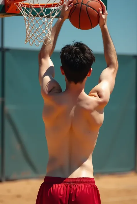 1boy、Photo Quality、Cute handsome man、Mash Hair、Japanese male, 、Completely naked、Full nudity、erection、Huge penis、Highest quality、Realistic、beautiful、Basketball game、Completely naked、Butt Exposed、Full nudity、Naked、All Nude、Completely naked、Dunk Shot