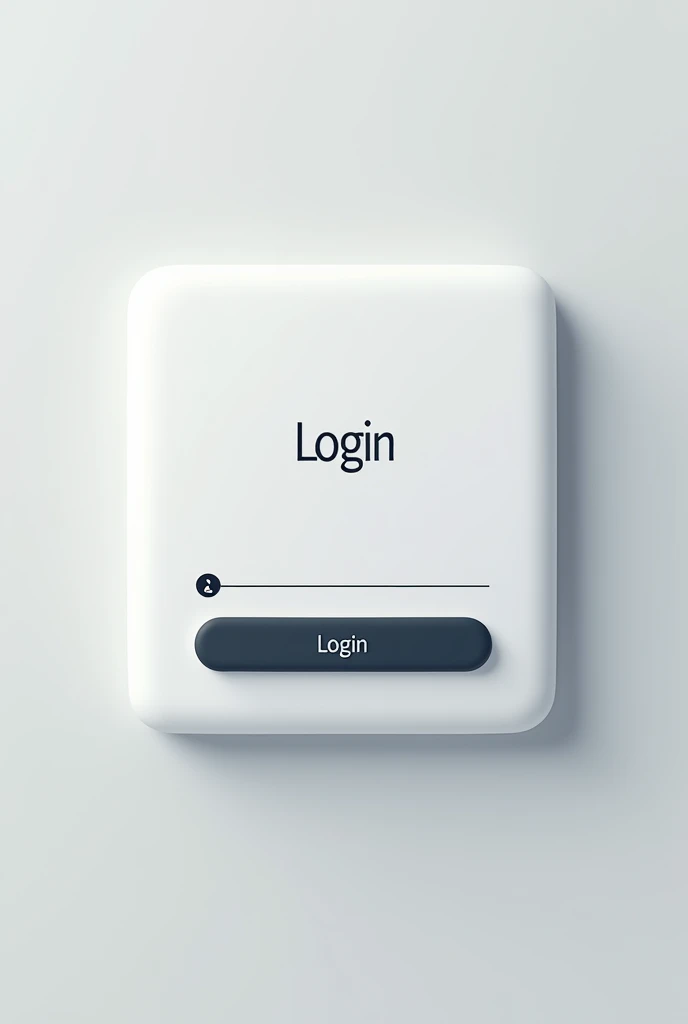 Front button that says login