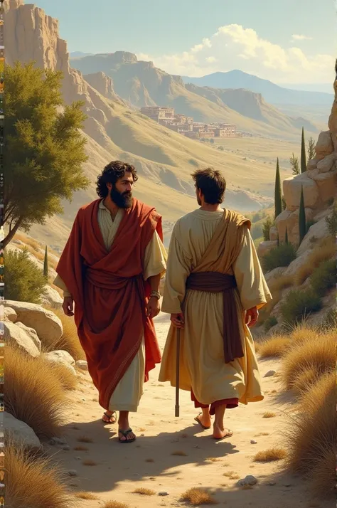 Paul and Barnabas towards Antioch
