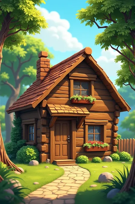 20 x 20 wooden house 