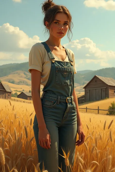 Farm girl,  but tall
