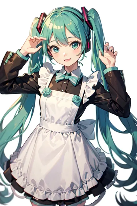 ((Highest quality)), Hatsune Miku、
Maid clothes