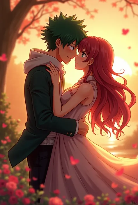 Izuku midoriya and rías gremory love

