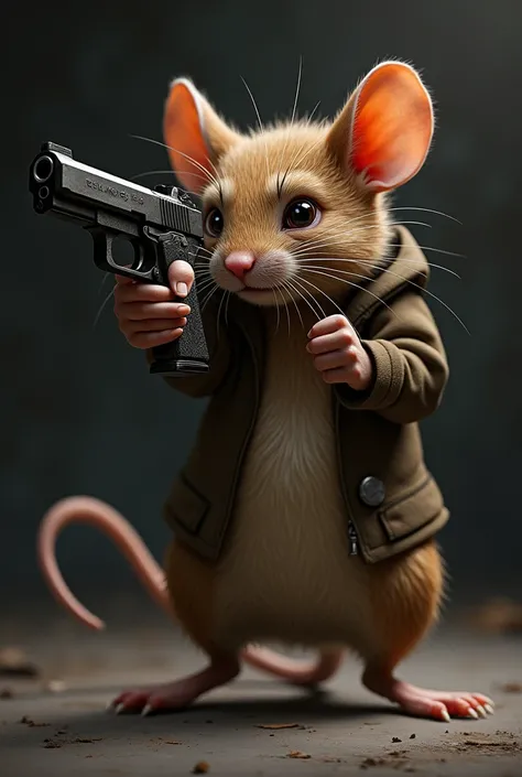 Mouse with gun