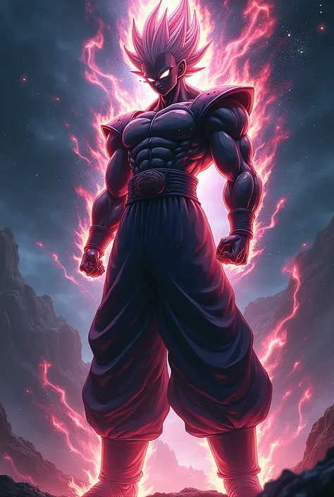 Fusion of Goku Black and Cosmic Garou 
