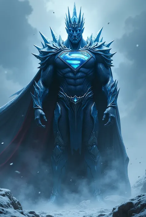 Superman mixed with game of thrones night king